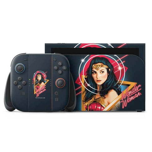 Wonder Woman 1984 (2020) Character Movie Poster Nintendo Switch 2 (2025) with Joy-Con Skin